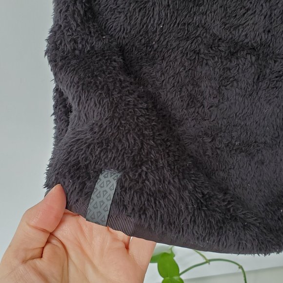 Reversible vest ivivva lululemon sherpa forever grey black size 12 soft cotton - Picture 8 of 13